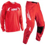Leatt moto ride kit 3. 5 v26 ensemble maillot et pantalon de motocross, blanc - rouge, taille l pour ...