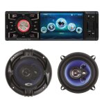 Lecteur de voiture mp5 - pni - clementine 9545 - bluetooth - 1 din - haut - parleurs coaxiaux pni hifi650 ...