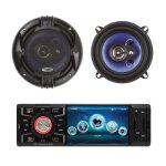 Lecteur de voiture mp5 - pni - clementine 9545 - haut - parleurs coaxiaux pni hifi500 - 100w - 12, 7 ...