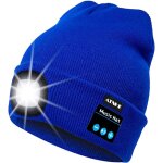 Led bluetooth bonnet lumineux, rechargeable usb rechargeable musical running chapeau ultra lumineux 4 ...