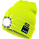 Led bluetooth bonnet lumineux, rechargeable usb rechargeable musical running chapeau ultra lumineux 4 ...