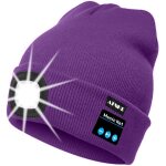 Led bluetooth bonnet lumineux, rechargeable usb rechargeable musical running chapeau ultra lumineux 4 ...