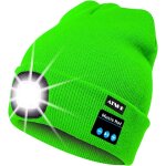 Led bluetooth bonnet lumineux, rechargeable usb rechargeable musical running chapeau ultra lumineux 4 ...