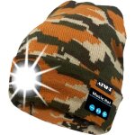 Led bluetooth bonnet lumineux, rechargeable usb rechargeable musical running chapeau ultra lumineux 4 ...