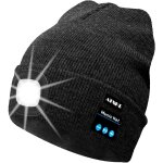 Led bluetooth bonnet lumineux, rechargeable usb rechargeable musical running chapeau ultra lumineux 4 ...