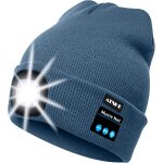 Led bluetooth bonnet lumineux, rechargeable usb rechargeable musical running chapeau ultra lumineux 4 ...