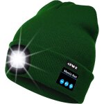 Led bluetooth bonnet lumineux, rechargeable usb rechargeable musical running chapeau ultra lumineux 4 ...