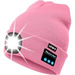 Led bluetooth bonnet lumineux, rechargeable usb rechargeable musical running chapeau ultra lumineux 4 ...