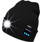 Led bluetooth bonnet lumineux, rechargeable usb rechargeable musical running chapeau ultra lumineux 4 ...