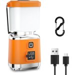 Led camping lantern, powerful camping lamp 2200 lumens, ipx4 waterproof camping light, portable battery ...