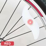 Led etanches pour rayons de v�lo, 3 modes d'�clairage, installation simple, signalisation de s�curit� ...