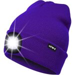 Led lumineux bonnet chapeau, usb rechargeable 4 led chapeau de course lampe frontale etanche lumire ...