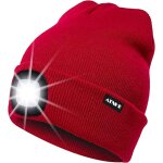 Led lumineux bonnet chapeau, usb rechargeable 4 led chapeau de course lampe frontale etanche lumire ...