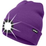Led lumineux bonnet chapeau, usb rechargeable 4 led chapeau de course lampe frontale etanche lumire ...