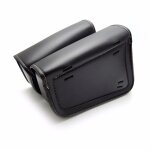 Left1 pi�ces noir moto sacoches jeter sous le si�ge c�t� outils sac pour harley cruiser moto nouveau