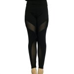 Leggings a absorption de sueur pour femmes, pantalon de yoga fin et moulant a la mode avec fermeture ...