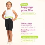 Legging court sport pantacourt short culotte yoga pants vtement tenue sport fille ms10 - 132