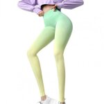 Legging de sport a absorption de sueur pour femmes, pantalon d'entra�nement de yoga pour jogging, slim, ...