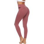 Legging de sport pour femme avec poches, opaque, pantalon de sport, pantalon de yoga, streetwear