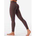 Legging de sport pour femme scrunch workout legging de compression butt lifting mi - haute taille 66 ...
