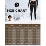 Legging thermique pour femme avec poches intrieures en polaire, taille haute, legging thermique, doubl, ...