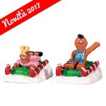 Lemax luge - sucr� luge set 2 cod 62468