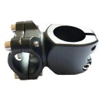Lenkervorbau potence de guidon a pignon fixe 32 mm pour vtt, guidon de vlo en alliage d'aluminium noir ...
