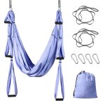Leogreen hamac de yoga aerien kits, balancoire yoga inversion hamac, pour le yoga anti - gravite, nylon ...