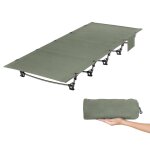Leogreen lit de camp pliable, ultra l�ger compact solide et durable, 192 x 70 x 17cm, lit camping pliable ...
