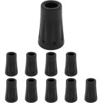 Letnerny - lot de 10 embouts de protection en caoutchouc pour btons de randonne, btons de randonne, ...