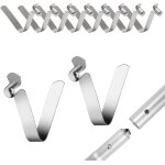 Letnerny - 10 pcs clips a ressort pour tente de kayak clip a ressort a bouton - poussoir téléscopique ... Letnerny - 10 pcs clips a ressort pour tente de kayak clip a ressort a bouton - poussoir téléscopique ...