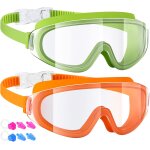 Letnerny - lot de 2 lunettes de natation sans monture pour enfants, garçons ou filles de 6 a 12 ans, ... Letnerny - lot de 2 lunettes de natation sans monture pour enfants, garçons ou filles de 6 a 12 ans, ...