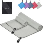 Letnerny - lot de 2 serviettes en microfibre douces a séchage rapide pour fitness, sauna et activités ... Letnerny - lot de 2 serviettes en microfibre douces a séchage rapide pour fitness, sauna et activités ...
