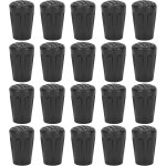 Letnerny - lot de 20 embouts de bton de marche en plastique robuste, protecteurs de virole, embouts ...