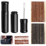 Letnerny - 26 pices kit rparation tubeless vtt, kit reparation velo tubeless, outil d'insertion et ...