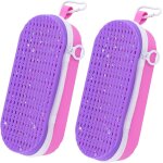 Letnerny - 2pcs etui a lunettes de natation, silicone housse de protection pour lunettes de natation ...