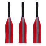 Letnerny - lot de 3 drapeaux de scurit de voyage pour kayak, cano rouge, avertissement de remorquage ...