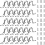 Letnerny - 30 pièces boucles de plate - forme de kayak, boucles de pont, avec 60 vis, boucles de pont ... Letnerny - 30 pièces boucles de plate - forme de kayak, boucles de pont, avec 60 vis, boucles de pont ...