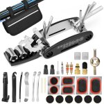 Letnerny - 39 pcs kit reparation velo kit crevaison velo outil multifonction 16 en 1 kit reparation pneu ...
