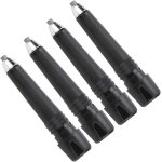Letnerny - 4 pcs alpenstock conseils de marche en caoutchouc pour b�tons de randonn�e b�tons de remplacement ...