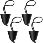 Letnerny - 4 pi�ces bouchon de vidange de kayak, silicone bouchons vidange kayak, bouchon universelle ...