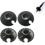 Letnerny - 4 pièces panier pour bâtons de randonnée résistance a l'abrasion bonne stabilité caoutchouc ... Letnerny - 4 pièces panier pour bâtons de randonnée résistance a l'abrasion bonne stabilité caoutchouc ...