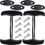 Letnerny - lot de 4 poign�es de transport de cano� de rechange avec cordon et ?illets pour kayak