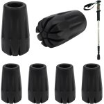 Letnerny - lot de 6 embouts de btons de randonne durables avec extrmits en caoutchouc universelles ...