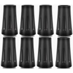 Letnerny - lot de 8 tampons en caoutchouc pour b�tons de randonn�e, b�tons de marche nordique professionnels, ...