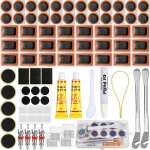 Letnerny - 85 pièces kit rustine velo, rustine chambre a air moto, kit de reparation pneu vélo, kit de ... Letnerny - 85 pièces kit rustine velo, rustine chambre a air moto, kit de reparation pneu vélo, kit de ...