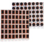 Letnerny - lot de 96 rustines carrées et rondes pour pneus de vélo - 25 mm - kit de réparation pour pneus ... Letnerny - lot de 96 rustines carrées et rondes pour pneus de vélo - 25 mm - kit de réparation pour pneus ...