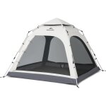 Letnerny - ango tente pop - up avec auvent pour 3 personnes assemblage facile tente automatique impermable ...