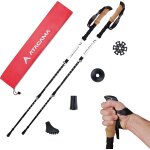 Letnerny - baton de randonnée bâton de marche pliable télescopique fibre de carbone aluminium homme femme ... Letnerny - baton de randonnée bâton de marche pliable télescopique fibre de carbone aluminium homme femme ...