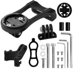 Letnerny - bike out combo attache velo, adaptateur de montage etendu pour guidon de vlo pour garmin ...